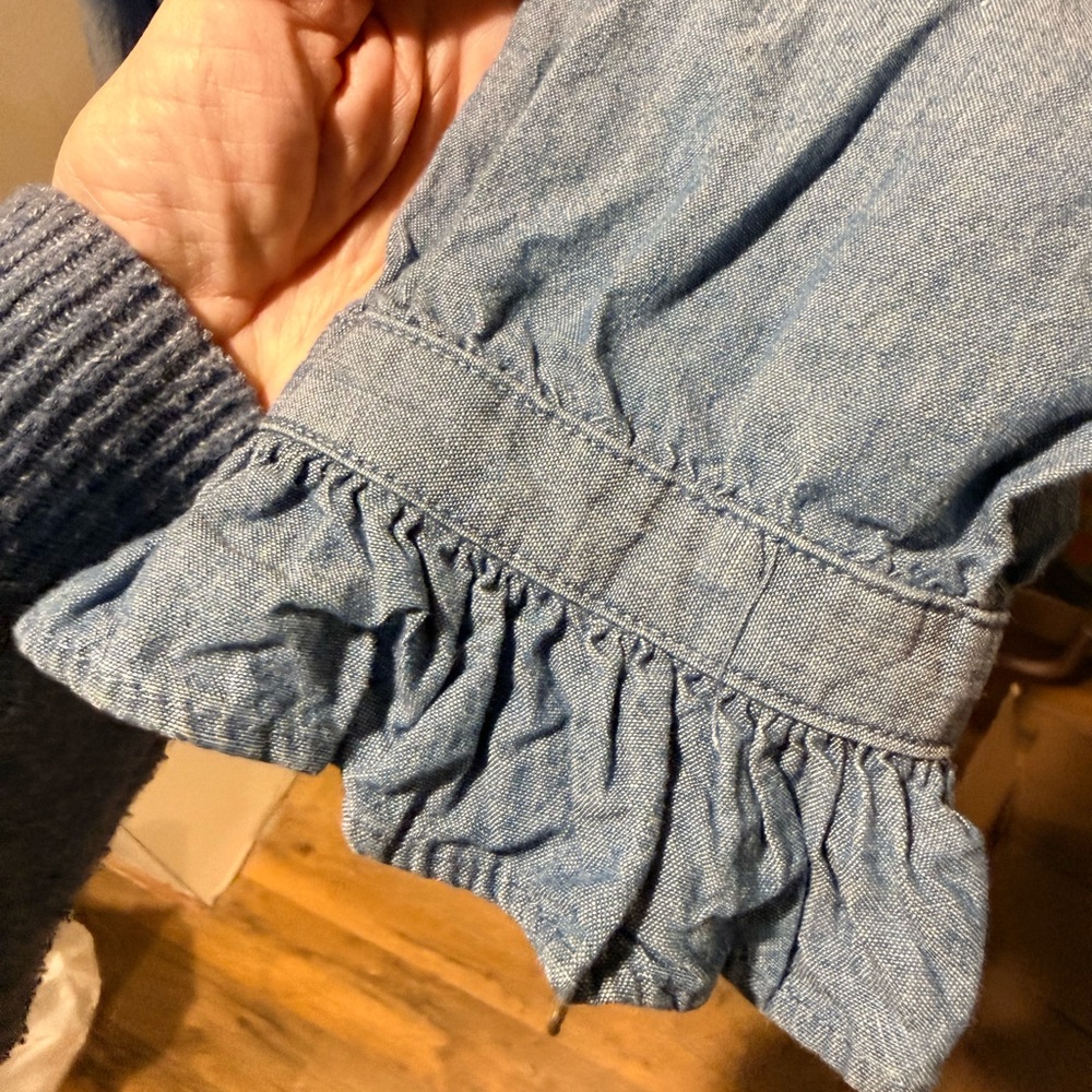 J. Crew Classic Blue Denim Shirt - Picture 5 of 6